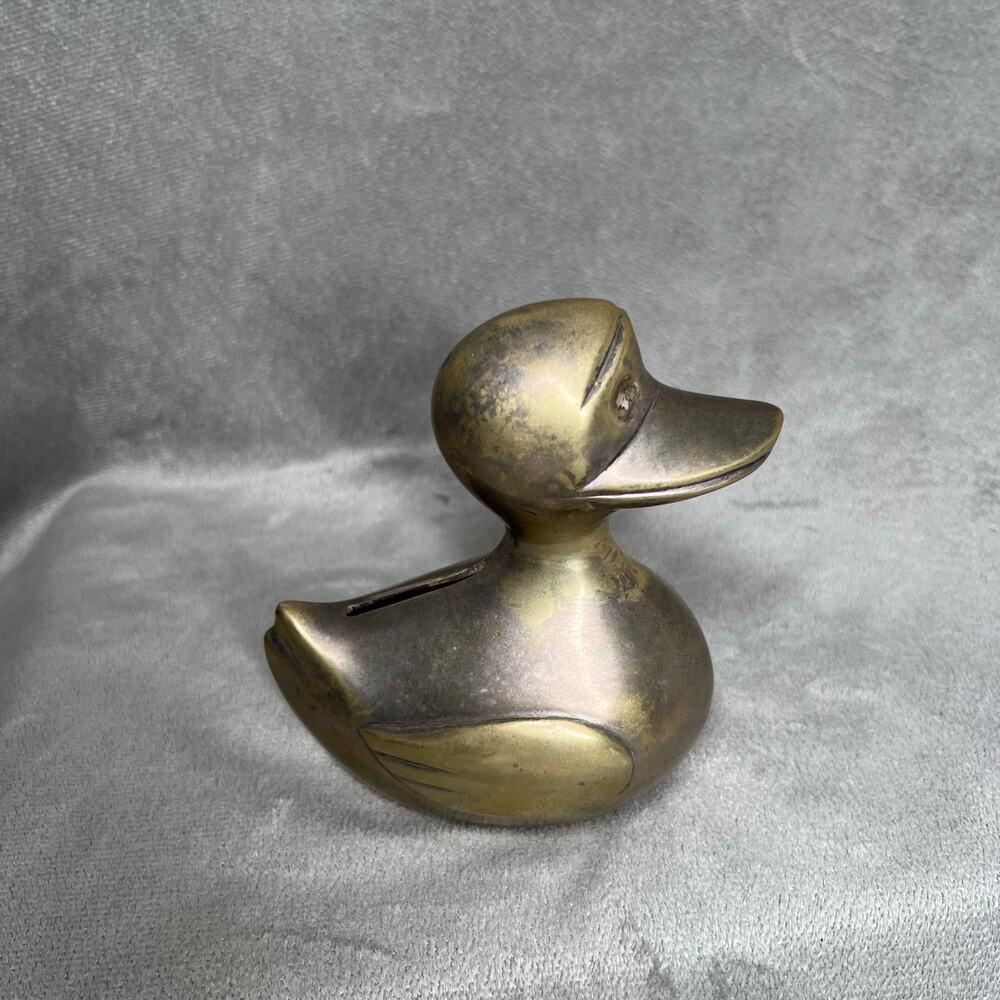 Vintage Brass Duck Figurine - Picture 3 of 7